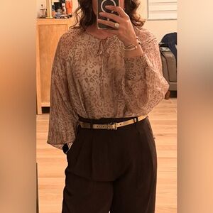 Ramy Brook Rye Silk Blend Top
Size XL